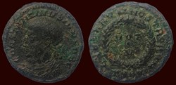 CONSTANTINVS IVN NOB C / CAESARVM NOSTRORVM