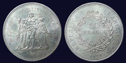 50 francs Hercule 1977