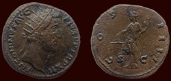 ANTONINVS AVG PIVS P P TR P XII / COS IIII / S|C