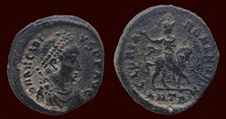DN ARCADIVS P F AVG / GLORIA ROMANORVM