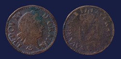 LUDOV. XV. D. GRATIA / .FRANC. ET  &  NAVARR. REX