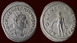 IMP C P LIC VALERIANVS P F AVG / APOLINI CONSERVA