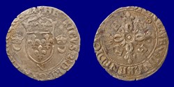 + HENRICVS. 2. DEI. GRA. FRANCOR. REX. / + SIT. NOMEN. DNI. BENEDICTVM 15??. (N)