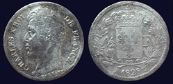 1/2 franc Charles X