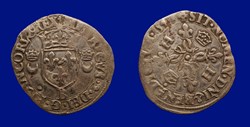 + HENRICVS. 2. DEI. G. FRANCORV. REX. / + SIT. NOMEN. DNI. BENEDICTVM 154?. (B)