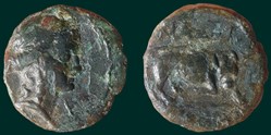 MASSALIA - Bronze au taureau cornupète (PBM-65-9)