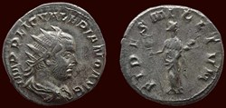 IMP P LIC VALERIANO AVG / FIDES MILITVM
