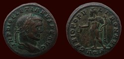 IMP DIOCLETIANVS P F AVG / GENIO POPVLI ROMANI