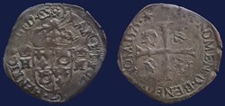 HENRICVS.III.D.G..FRAN.POL.REX / SIT.NOMEN.D.BENEDIC.TOM