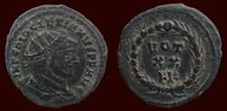 IMP C DIOCLETIANVS P F AVG / VOT XX
