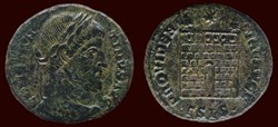 CONSTANTINVS AVG / PROVIDENTIAE AVGG