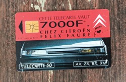 Télécarte Citroën XM