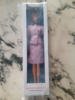 Poupée Hotesse Air France Uniforme d'été 1969
