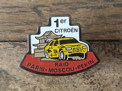 Pin's 1er Raid Citroën Paris Moscou Pékin