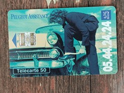 Télécarte Peugeot Assistance