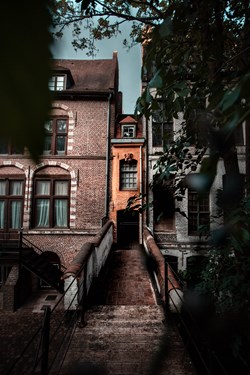 yellow house
