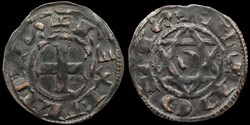 Seigneurie de Déols, denier de Philippe II, roi de France, baillistre