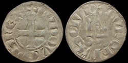1223-1226 Louis VIII, denier tournois