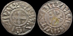 840-877 Charles le Chauve, denier de Bourges