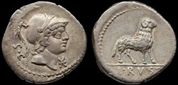 320- République, Rustia (Lucius Rustius)