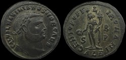 Tétrarchie, Galère, Follis, Alexandrie