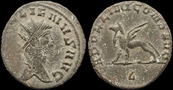 Apollon, griffon à gauche