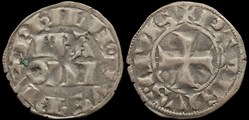 1285-1314 Philippe IV, denier parisis