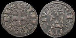 1285-1314 Philippe IV, denier tournois à l'O long