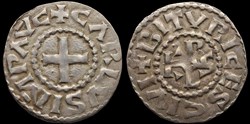 840-877 Charles le Chauve, denier de Bourges