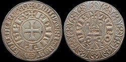 1285-1314 Philippe IV, gros tournois à l'O rond
