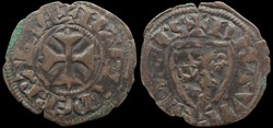 Seigneurie de Vierzon, denier de Marie de Brabant