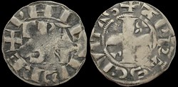 1180-1223 Philippe II, denier parisis, Arras, 1er type