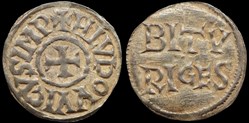 814-840 Louis-le-Pieux denier de Bourges