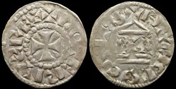 Vicomté de Bourges, denier au temple