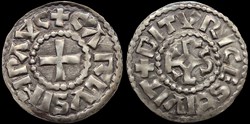 840-877 Charles le Chauve, denier de Bourges