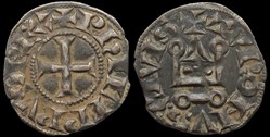 1285-1314 Philippe IV, obole tournois à l'O rond