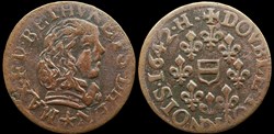 Principauté de Boisbelle-Henrichemont, double tournois de Maximilien III François de Béthune