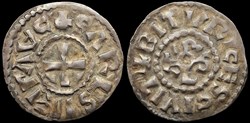 840-877 Charles le Chauve, denier de Bourges