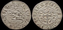1322-1328 Charles IV, double parisis, 3ème émission