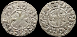 Vicomté de Bourges, denier au nom de Lothaire