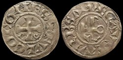 Comté d'Anjou, denier de Foulques et Geoffroi