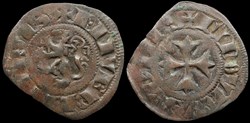Comté de Nevers, denier de Louis 1er de Flandre, dit Louis de Dampierre