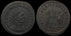 Tétrarchie, Maximien Hercule, Antoninien, Tripoli (Phénicie)