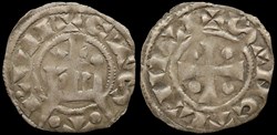 Seigneurie de Saint-Aignan, denier anonyme (vers 1170-1180)