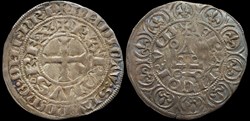 1322-1328 Charles IV, maille blanche, 3ème émission