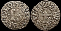 1108-1137 Louis VI, denier d'Etampes, 3ème type