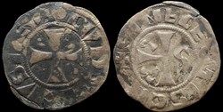 1137-1180 Louis VII, denier de Senlis