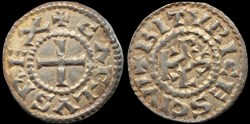 840-877 Charles le Chauve, denier de Bourges