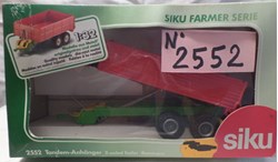 06/2025 - Siku 2552B - Remorque double essieux - X