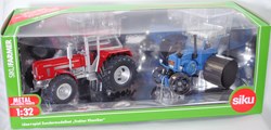 Siku 8516 - Tracteur Schluter Super 1250VL + Lanz Bulldog HR8 Autodrome